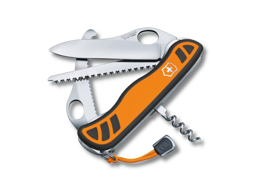Kapesní nůž HUNTER XTM GRIP, 111 mm, oranžová/černá, blister
