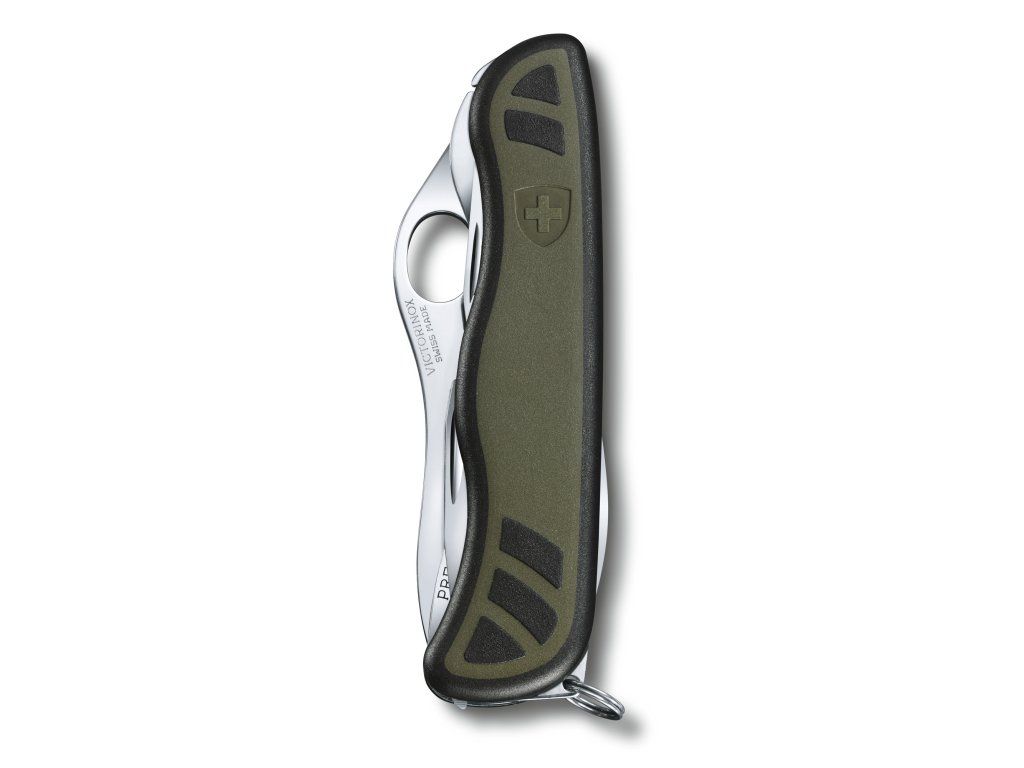 Kapesní nůž SWISS SOLDIERS KNIFE 08, 111 mm, zelený/černý, blister
