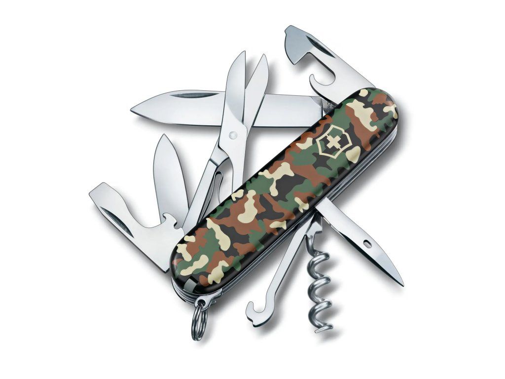 Kapesní nůž CLIMBER, 91 mm, Camouflage, blister
