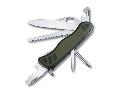 Kapesní nůž SWISS SOLDIERS KNIFE 08, 111 mm, zelený/černý