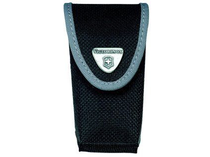 Pouzdro na kapesní nůž Victorinox 91 mm 2-4 želízka, s přihrádkou na baterku, nylonové, černé