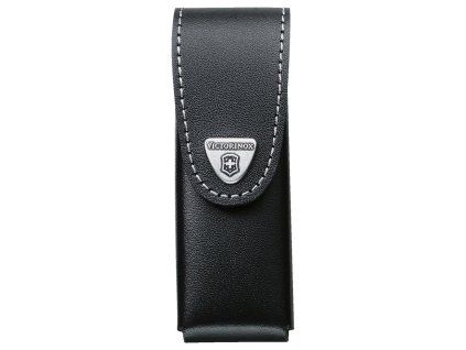 Pouzdro na kapesní nůž Victorinox 111 mm až 6 želísek, kožené, černé