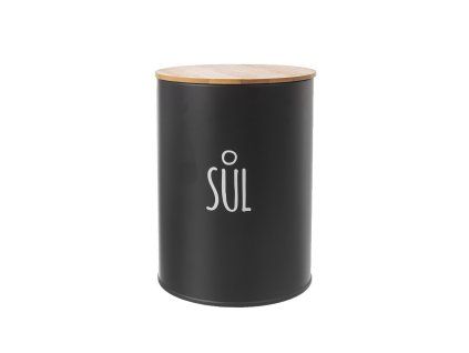 Dóza Sůl BLACK pr. 11 cm
