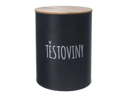 Dóza Těstoviny BLACK pr. 13 cm