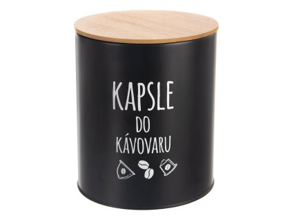 Dóza pr. 16 cm Kapsle BLACK