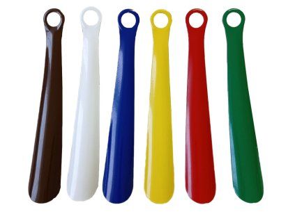 lžíce obouvací 30cm kov.lak. mix barev 35 931