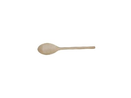 vařečka oválná 25cm dřev.
