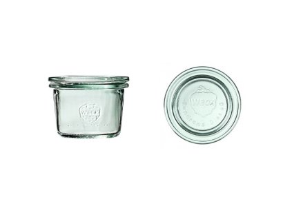 WECK sklen.zavař.  80ml+víčko- 1ks-WECK Sturz (d 60)