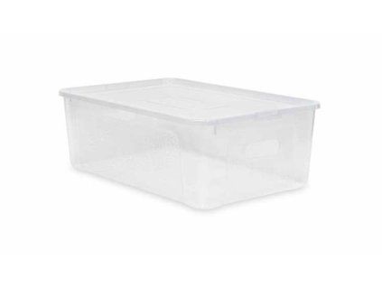 box  7,0l+víko, otvory, 34x20x10, transp. RASTR, MULTIBOX, plast