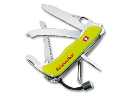Kapesní nůž RESCUE TOOL MW, 111 mm, žlutá luminescentní
