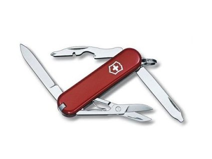 nůž 10-funkcí 58mm, Rambler červený, kapesní Victorinox