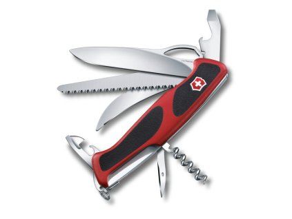 Kapesní nůž RANGER 57 M GRIP, 130 mm, červený/černý