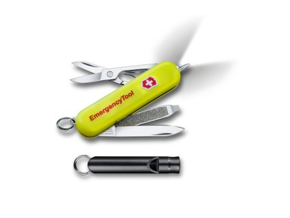 Kapesní nůž SIGNATURE LITE, Emergency Tool, 58 mm, žlutá fosforeskující