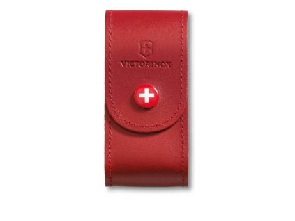Pouzdro na kapesní nůž Victorinox 91 mm 5-8 želízek, kožené, červené