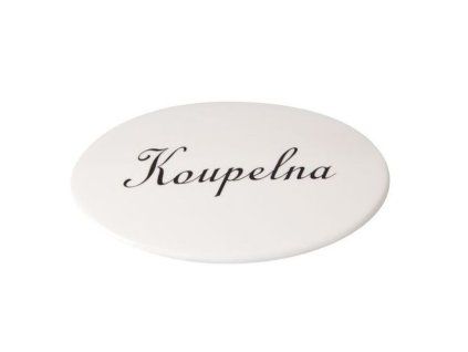 znač.byt.KOUPELNA nápis      !