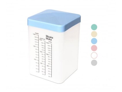 krabice-dóza 3000ml, vys.potisk, 13,3x19,3x13,3cm, mix barev, plast