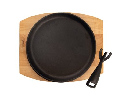 Pánev LITINA s prkénkem pr. 22 cm
