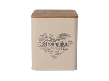 Dóza Strouhanka SRDCE 11,5x11,5x14 cm