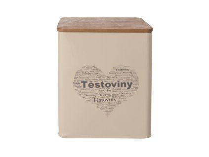 Dóza Těstoviny SRDCE 14x14x16,5 cm