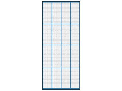 Síť proti hmyzu dveře 100x212 cm černá