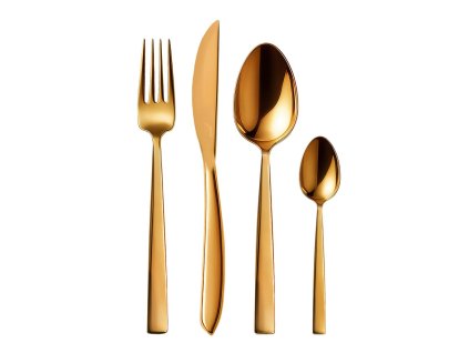 Jídelní příbory Gold 24 dílů