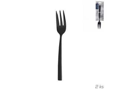 Dezertní vidlička BLACK 2 ks