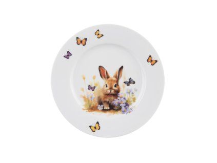 Dezertní talíř JARO zajíc pr. 20 cm