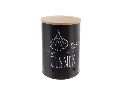Dóza pr. 11 cm Česnek BLACK