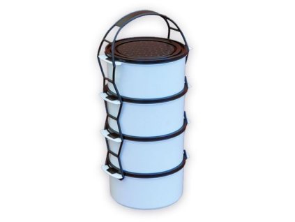 jídlonosič 4D (4x1,0l) BALENÝ ve fólii, plast