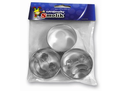 vykr. 0777 Smajlíci, sada-3ks