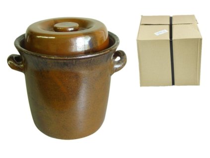 zelák  5l+víko (17,5/19cm), KART.OBAL, keramika