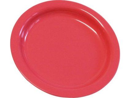 talíř d22cm mělký, MIX barev, PP plast