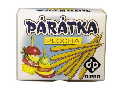 párátka 1000ks, plochá, dřevo, EAN, pap.krab.