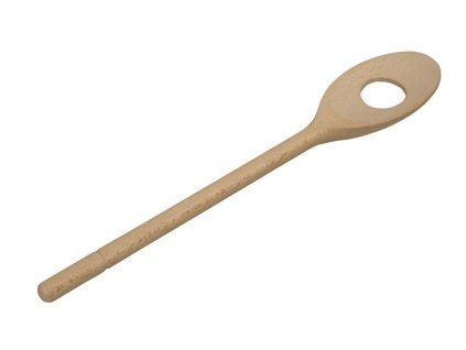 vařečka  30cm s 1otvorem, dřevo