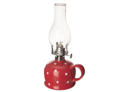 Petrolejová lampa TEČKA