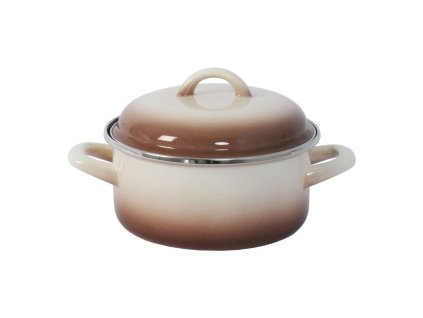 kastrol + poklice pr.18cm 2l CAPUCCINO