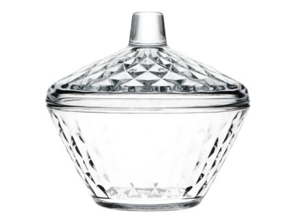 cukřenka d11,4cm,. 330ml ARTEMIS, víko, sklo
