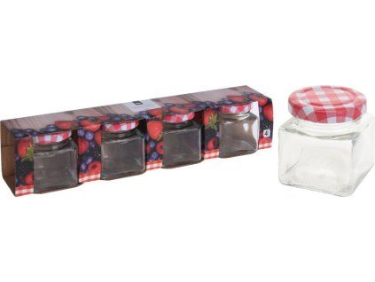 sklen.zavař.  75ml- 4ks-hran, TO