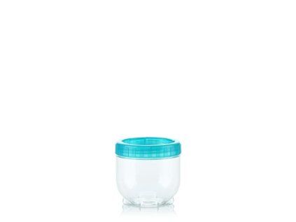 dóza 0,50l INTERLOCK, d 9,5x 9,2cm, plast