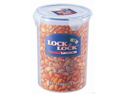 dóza 1,80l LOCK HPL933D kulatá, d11,6x18,6cm, plast