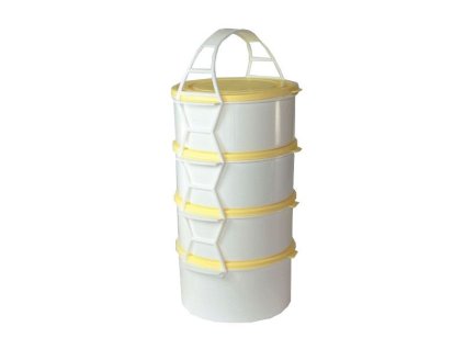 Petra plast 910500 Plastový jídlonosič 3 x 1,3 l+1 x 1,7 l 35 8354