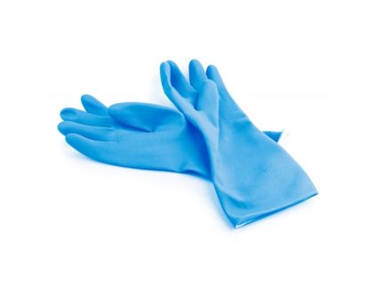 rukavice úklidové latex BRILANZ modré XL 35 11009