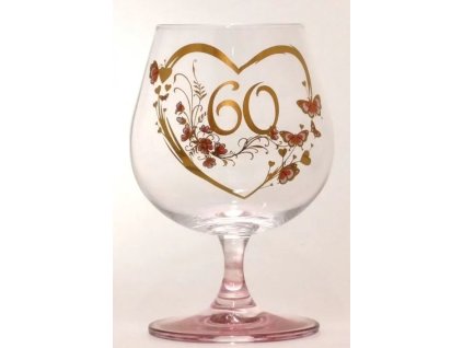 SKLENICE BRANDY VYROCI 60 růžová 35 17152