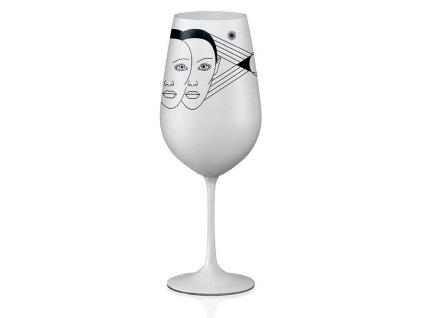 Sklenice na víno Blíženci 550 ml | Bílá 35 17672