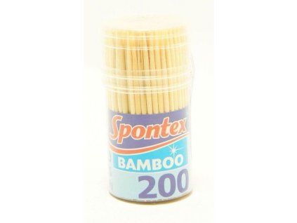 Spontex 97018104 Párátka bambus v umělohmotném pouzdře 200ks 35 20135