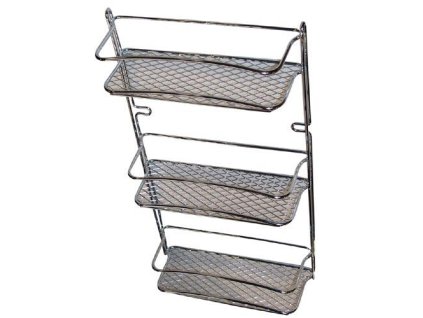 polička koupelnová STAR 3 patra 23x10x46cm Cr  2967 35 20896
