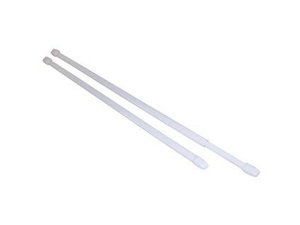 tyč vitrážová teleskop.100-180cm kov.BÍ (2ks) 35 21038