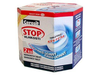 náplň do pohlcovače vlhkosti CERESIT CSV-AERO 360,2x450g tableta