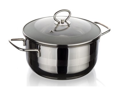 hrnec 26cm se skl.poklicí 6,5l nerez MATTE NEW LINE indukce