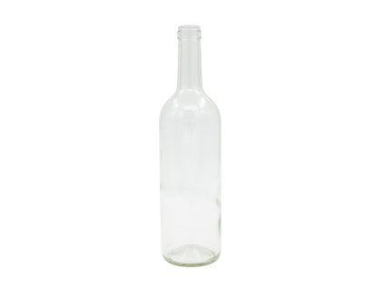 láhev na víno 750ml skleněná BÍ